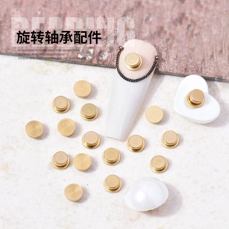 【P002】Lucky Coin Rotating Ornament Drill Nail Decoration Sticker Handmade DIY Ornament