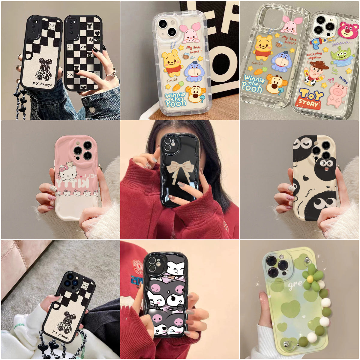 phone case has a variety of styles from 11 to 14, anti-fall, all-inclusive and wear-resistant TPU Free mobile p