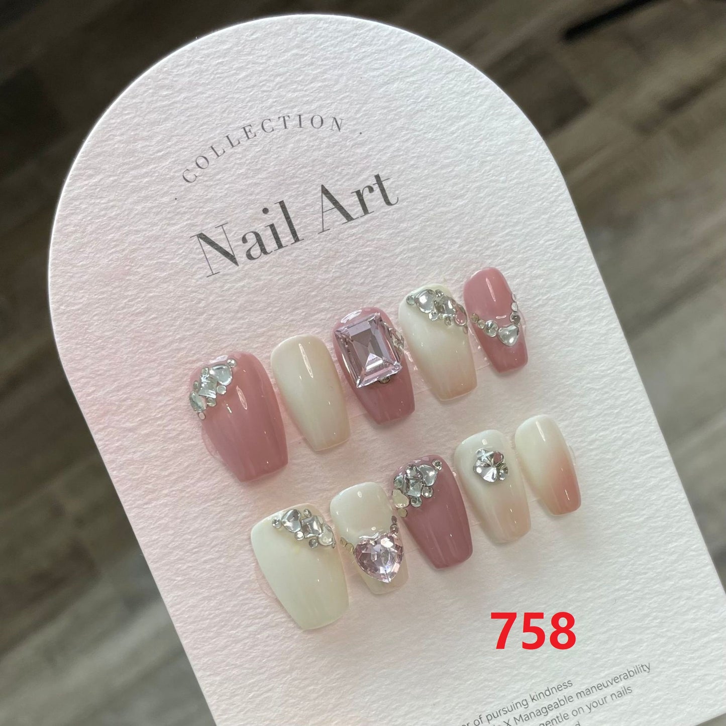 Handmade Nails Free Sticker + Nail Charm + Free 1 piece Suitable for everyone, summer new