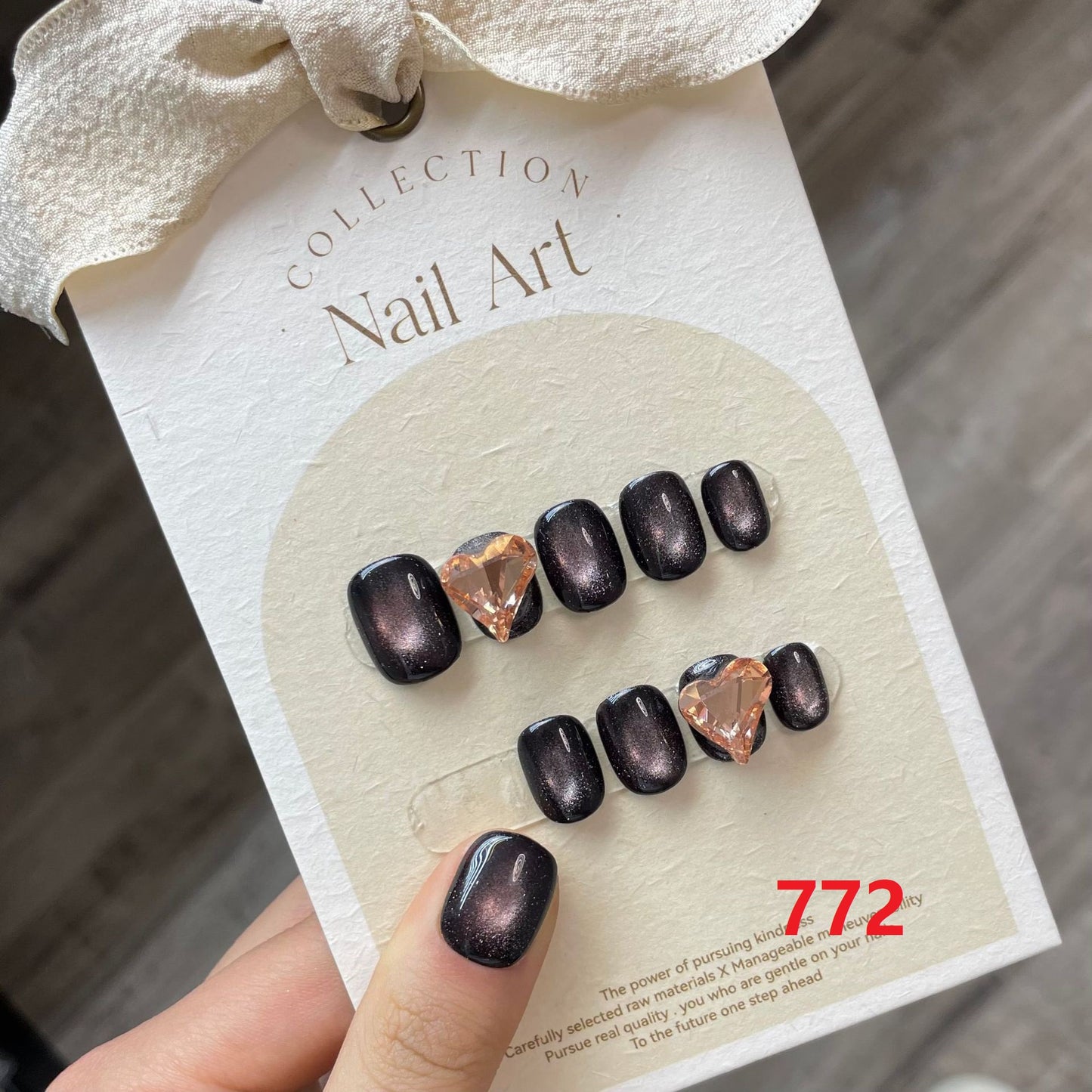 Handmade Nails Free Sticker + Nail Charm + Free 1 piece Suitable for everyone, summer new