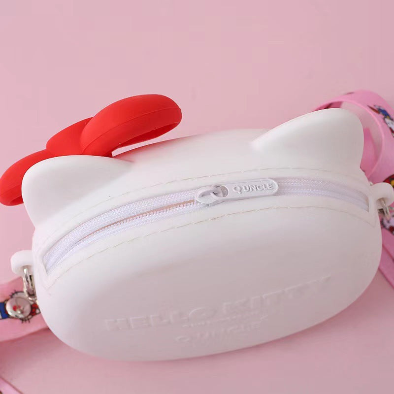 【S014】Sanrio Creative Silicone Bulk Bag One Shoulder Messenger Storage Bag