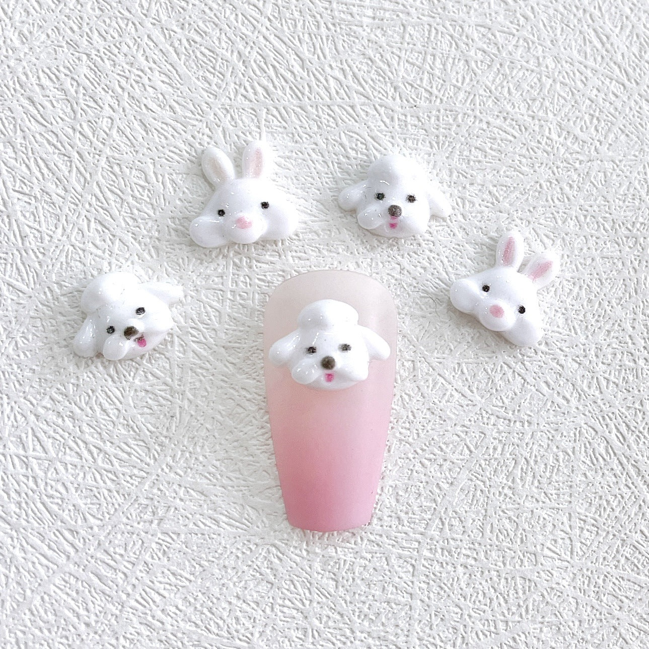 【A001】Luminous Animal - Cute Cartoon Nail Resin Art DIY