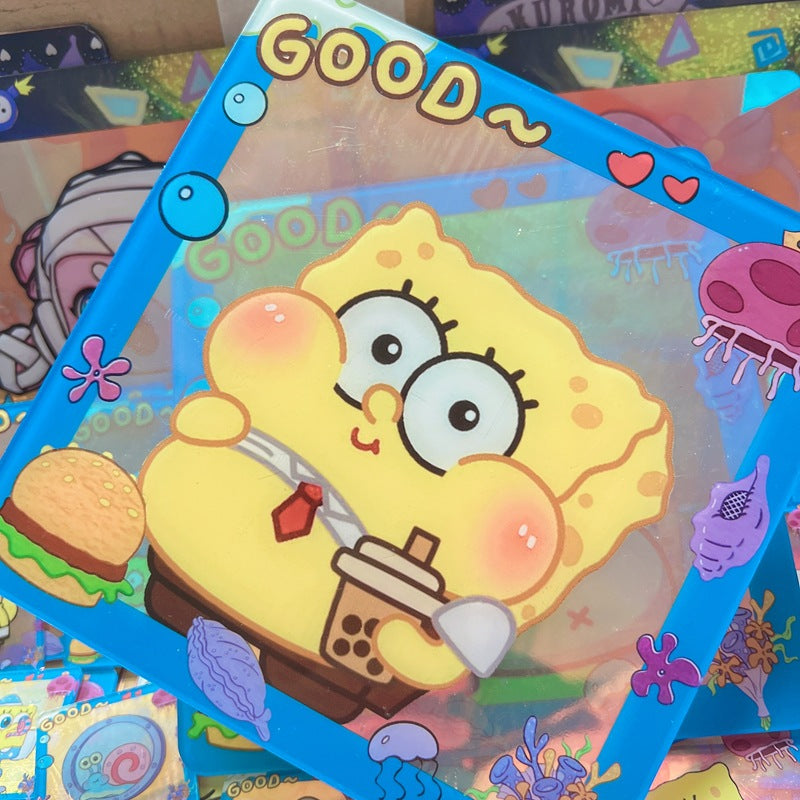 【G001】Sponge Bob and His Friends - Goo Card - DIY Cream Glue Acrylic Phone Case Accessories