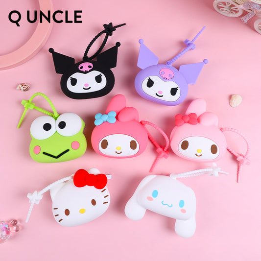 【S016】Sanrio Mini Silicone Case Melody Coin Purse