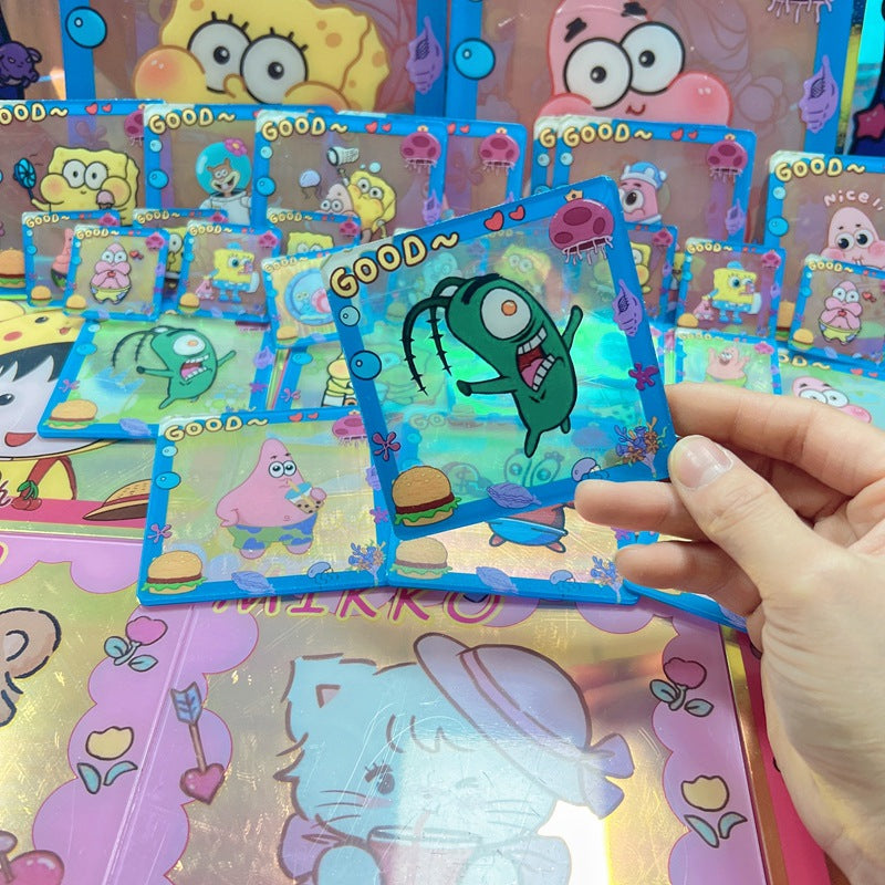 【G001】Sponge Bob and His Friends - Goo Card - DIY Cream Glue Acrylic Phone Case Accessories