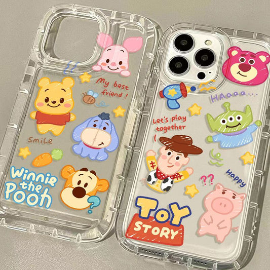 phone case has a variety of styles from 11 to 14, anti-fall, all-inclusive and wear-resistant TPU Free mobile p