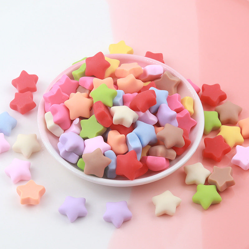 【W5897】Chocolate Stars - DIY Cream Glue Resin Phone Case Accessories