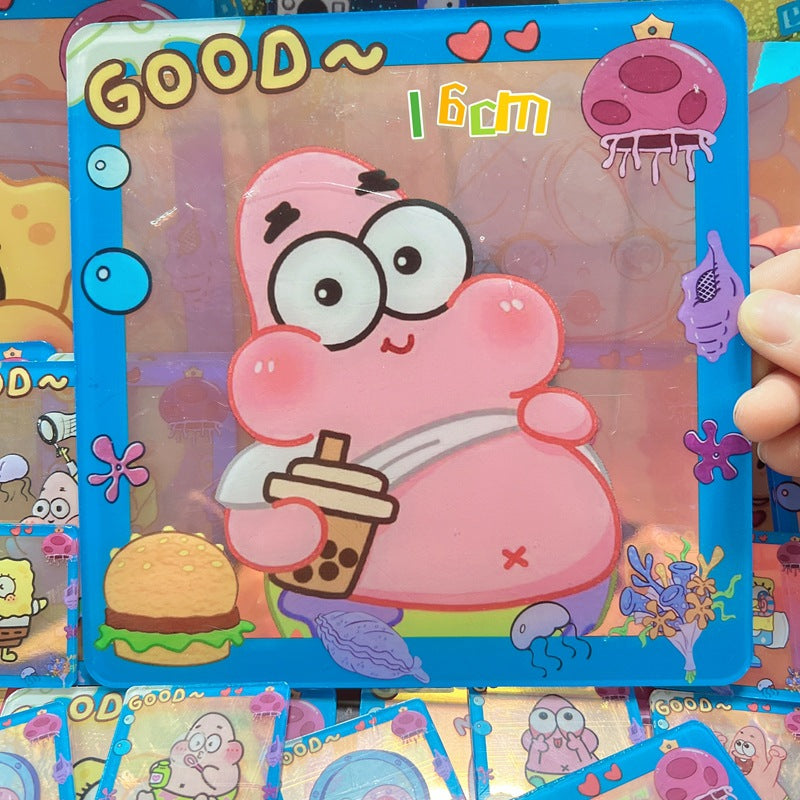 【G001】Sponge Bob and His Friends - Goo Card - DIY Cream Glue Acrylic Phone Case Accessories