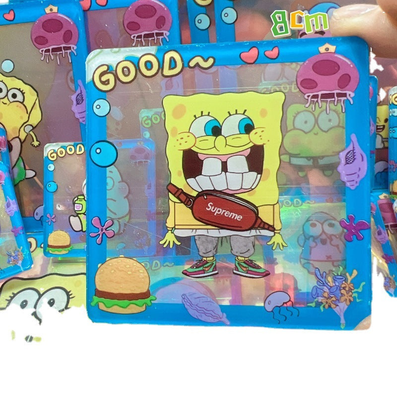 【G001】Sponge Bob and His Friends - Goo Card - DIY Cream Glue Acrylic Phone Case Accessories