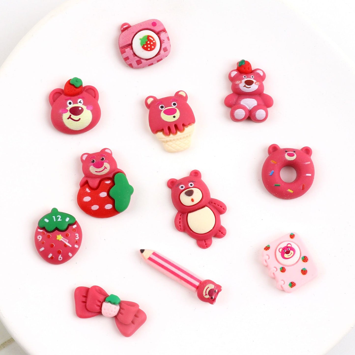 【H0329】Lotso Toy Story - DIY Cream Glue Resin Phone Case Accessories