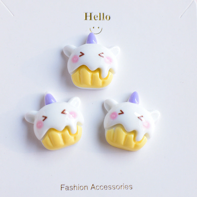 【C0522】Unicorn's Dream - DIY Cream Glue Resin Phone Case Accessories