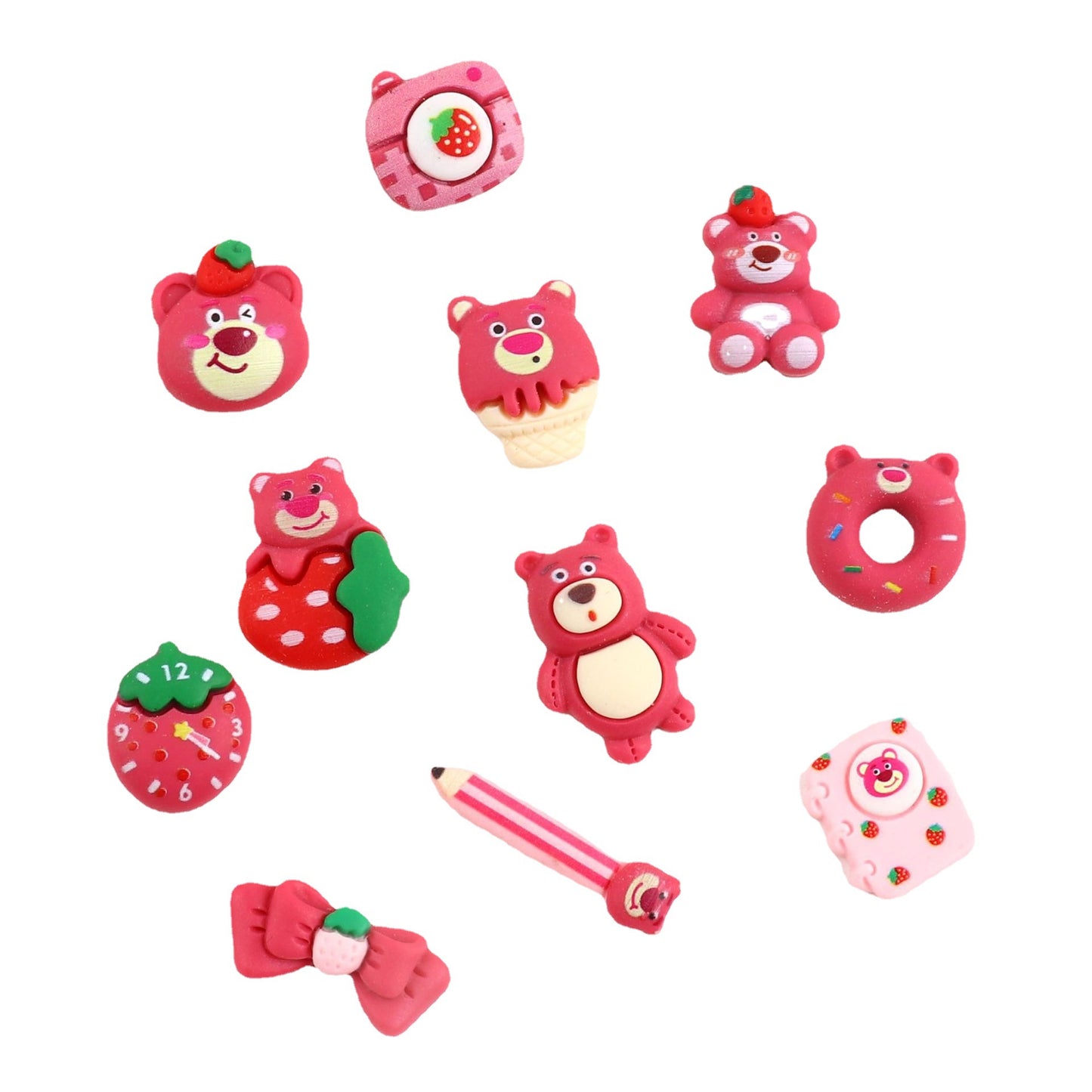 【H0329】Lotso Toy Story - DIY Cream Glue Resin Phone Case Accessories