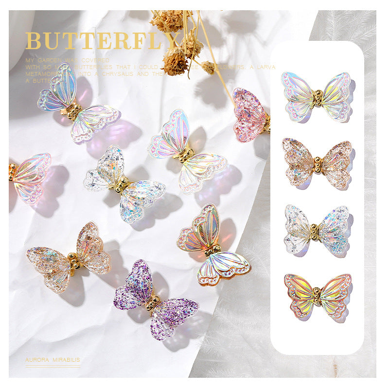 【R1068】 Bouncing Butterfly - Luxury Nail Art DIY