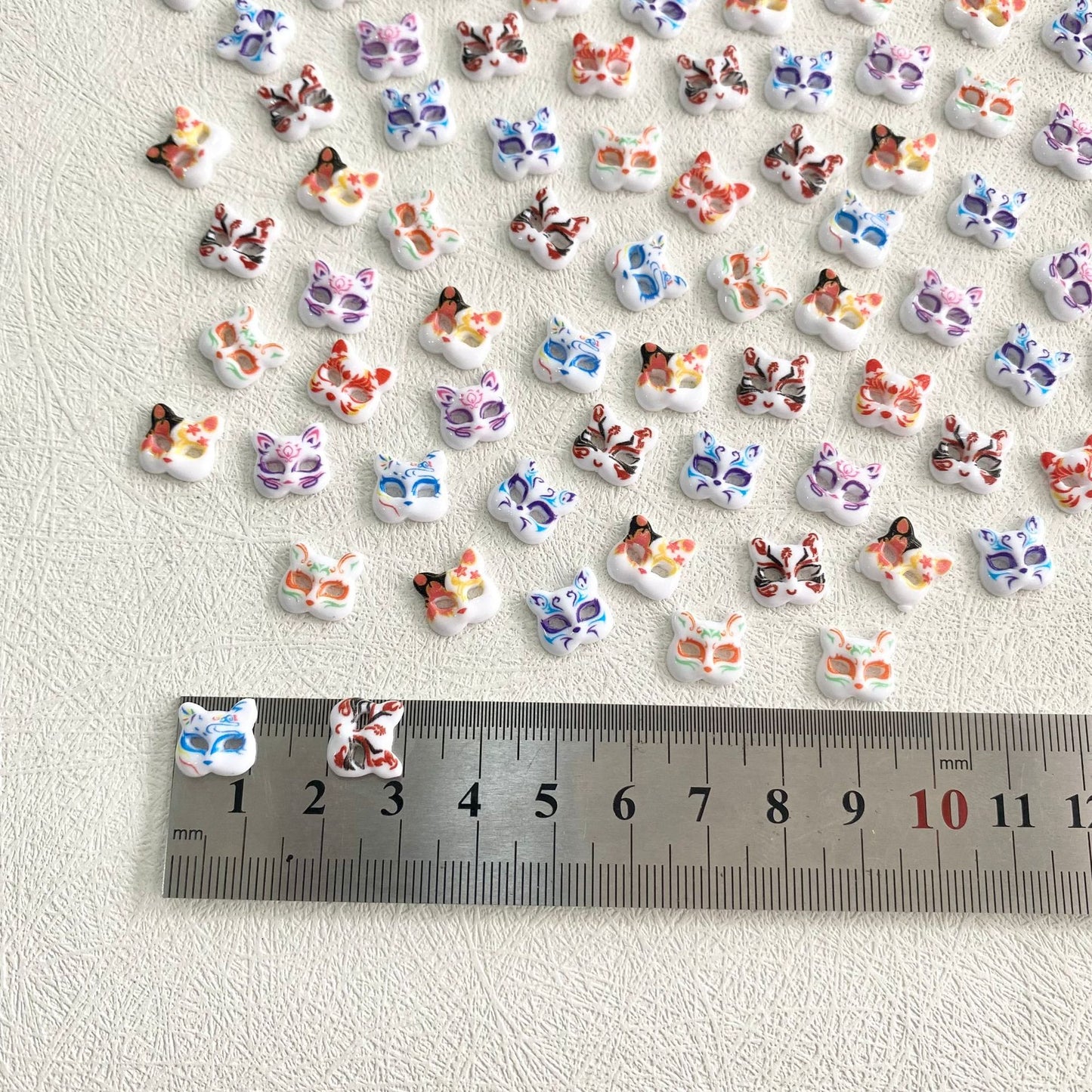 【H0051】Nine Tail Fox - Cute Cartoon Nail Resin Art DIY