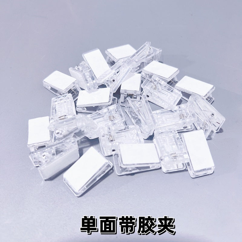 Acrylic DIY Accessories - Glue Storage Box Hinge Handle Crystal Head PP Clip Plastic Pin