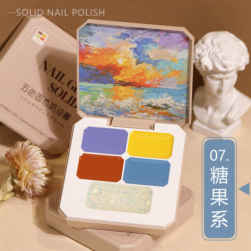 Solid Gel Nail Art Nail Polish - Luxury Nail Art DIY