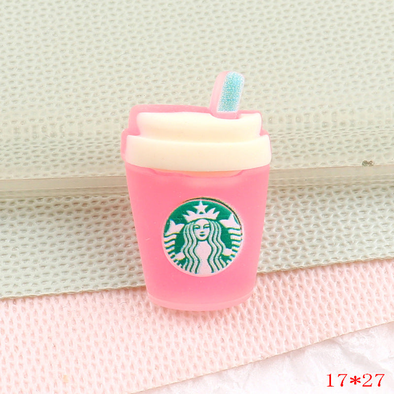 【W5201】Starbucks Yakult Drink Bottle - DIY Cream Glue Resin Phone Case Accessories