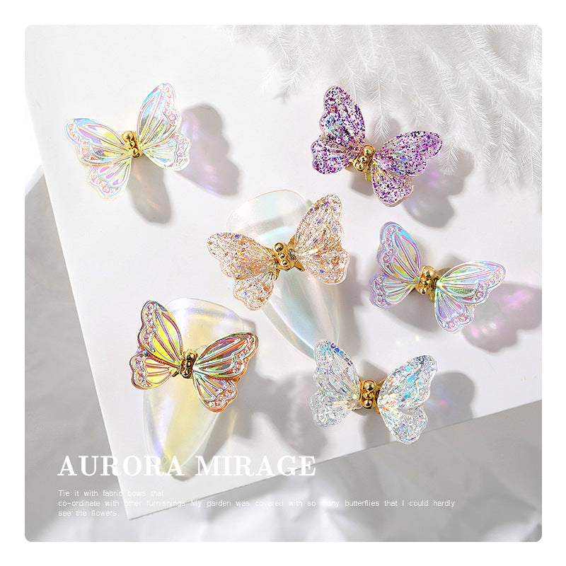 【R1068】 Bouncing Butterfly - Luxury Nail Art DIY