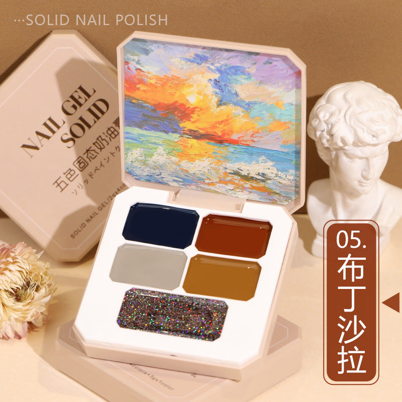 Solid Gel Nail Art Nail Polish - Luxury Nail Art DIY