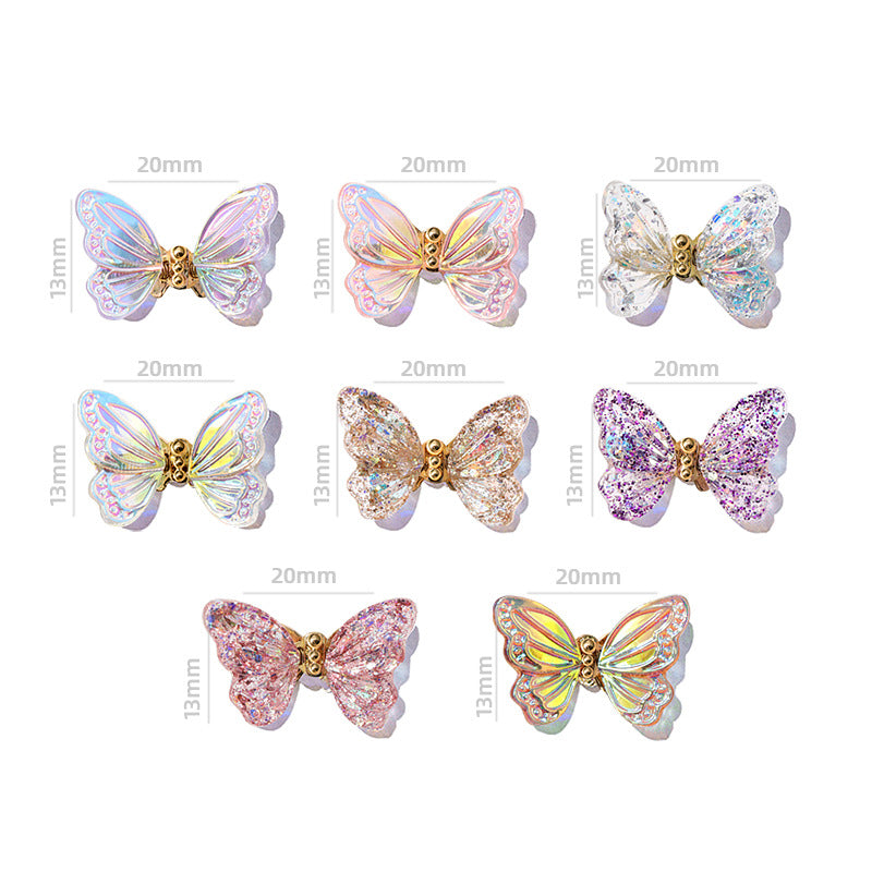 【R1068】 Bouncing Butterfly - Luxury Nail Art DIY