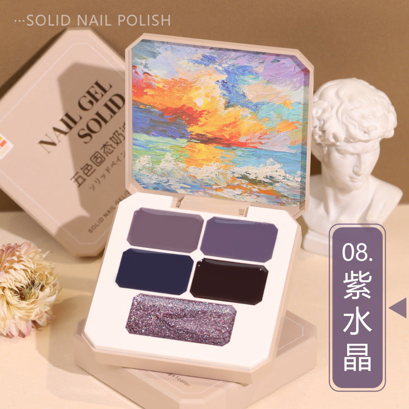 Solid Gel Nail Art Nail Polish - Luxury Nail Art DIY