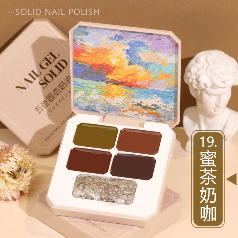 Solid Gel Nail Art Nail Polish - Luxury Nail Art DIY